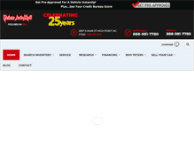 Tablet Screenshot of petersautomall.com